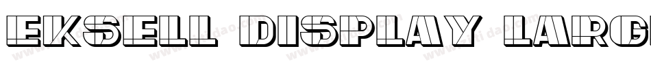 Eksell Display Large字体转换